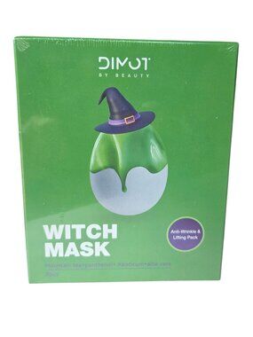 Dimot Witch Mask 8 Pcs Anti-Wrinkle Lifting Pack With Green Tea & Aloe Vera